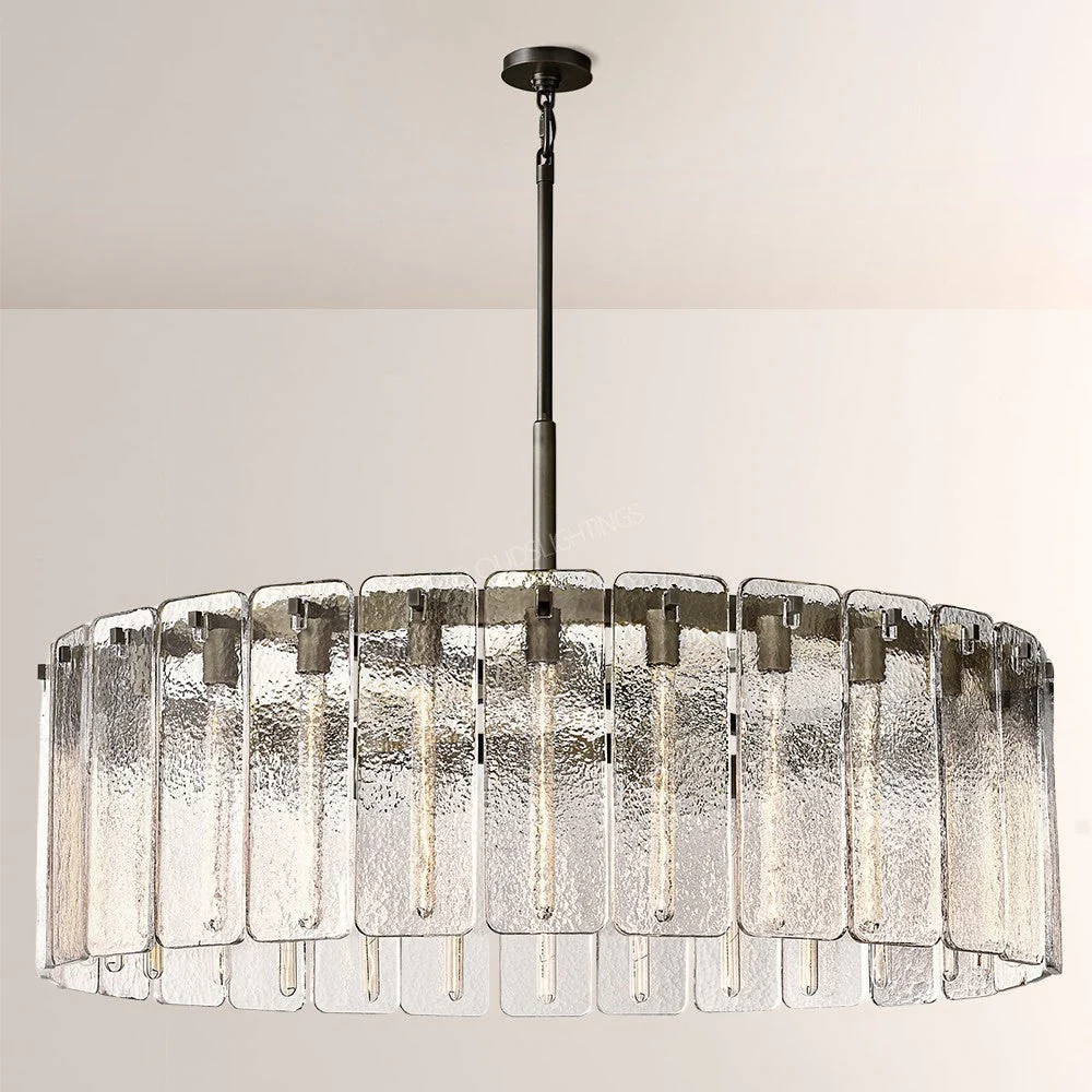 Belamet Glass Round Chandelier 48"D - Image 2