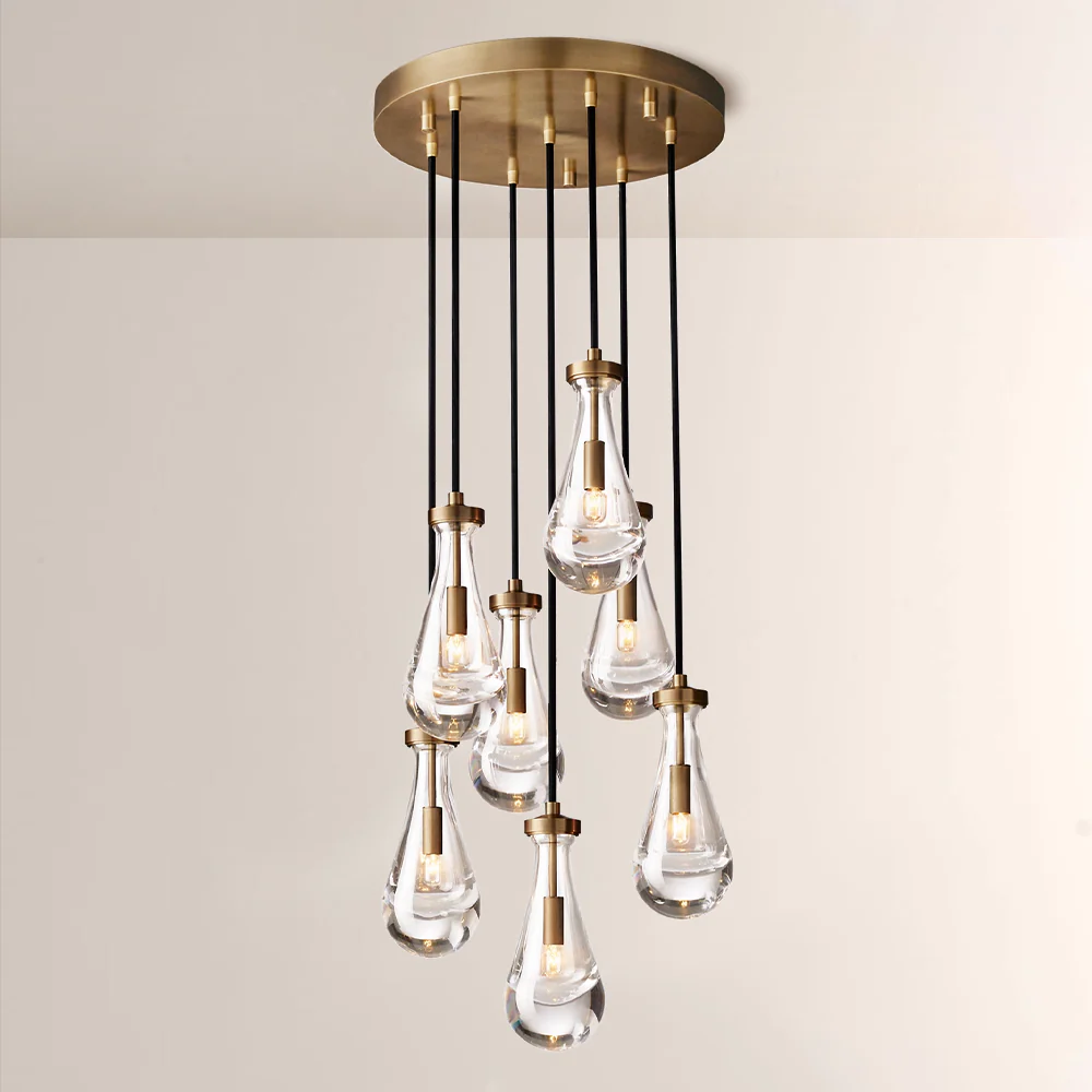 Raindrops Round Chandelier 18″