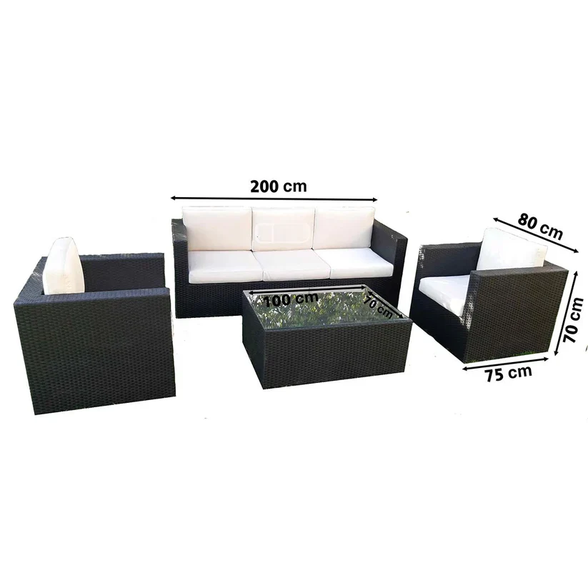 طقم أثاث خارجي - 4 قطع - ORN55 - Image 3