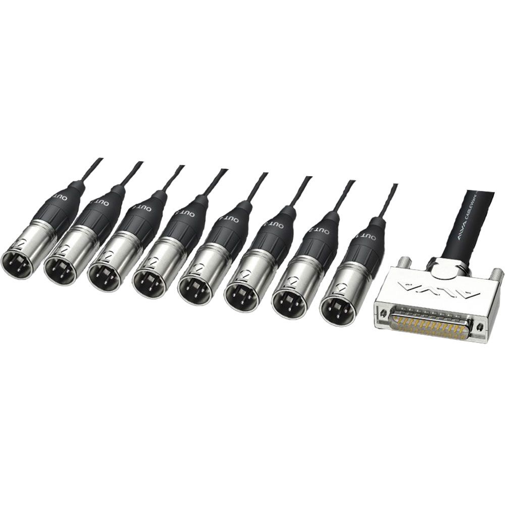 Alva DB25 8 x XLRM Cable Pro Series (5m) - Image 1
