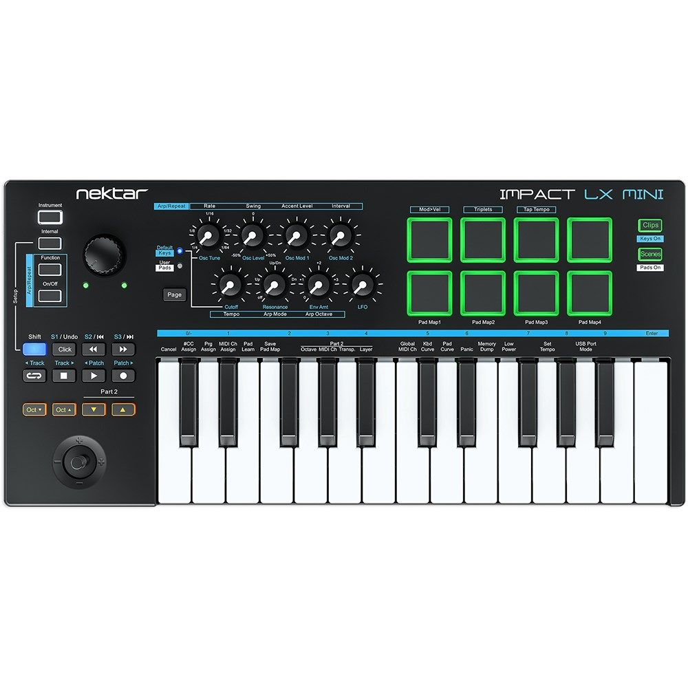 Nektar Impact LX Mini USB Mini MIDI Controller Keyboard - Image 1