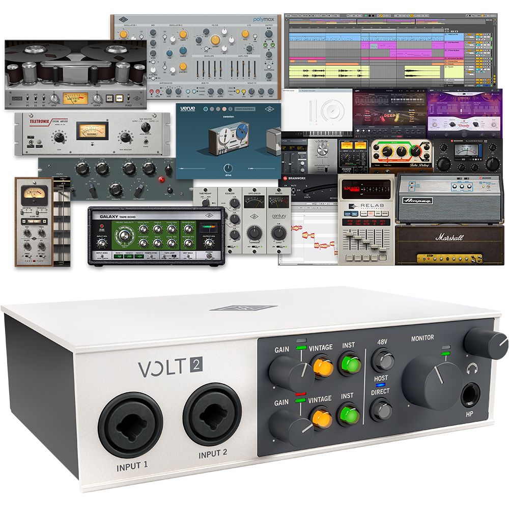 Universal Audio Volt 2 Desktop 2-In/2-Out USB 2.0 Audio Interface - Image 1