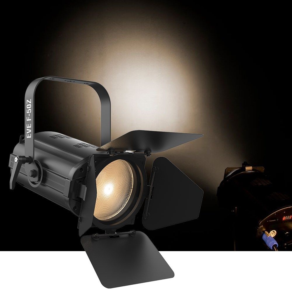 Chauvet EVE F-50Z 50 Watt LED Fresnel with Manual Zoom Stage Light - Image 1