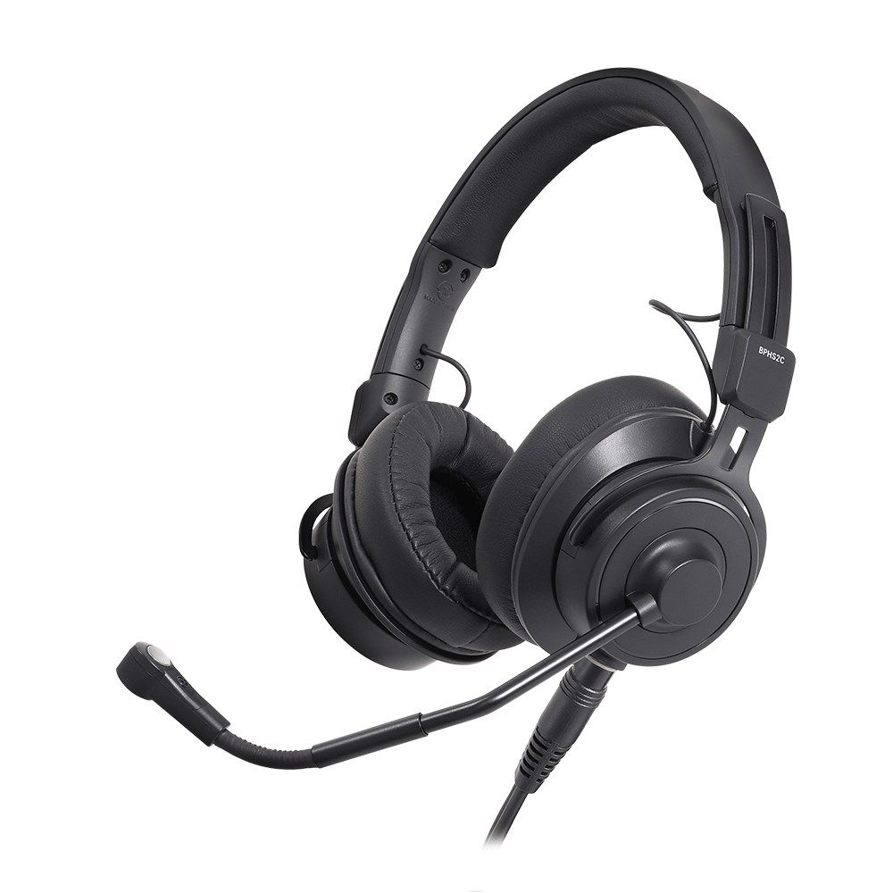 Audio Technica BPHS2C Broadcast Stereo Headset w/ Condenser Mic - Image 1
