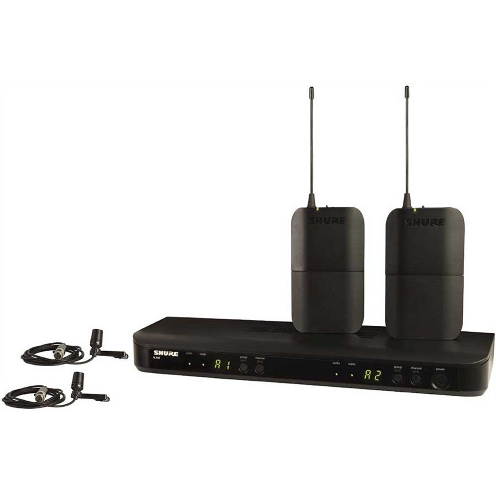Shure BLX188 / CVL Dual Lapel Wireless System K14 - Image 1