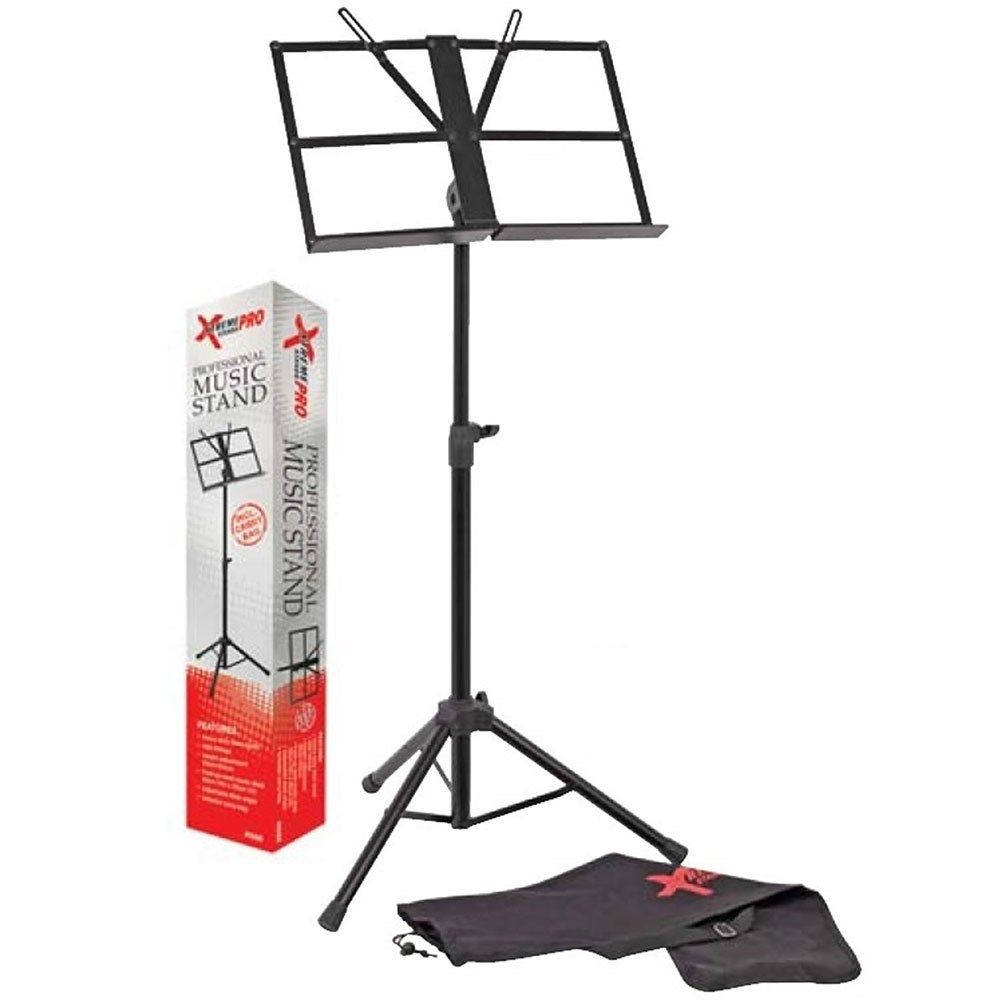 Xtreme MS88 Heavy Duty Black Music Stand (Black) - Image 1