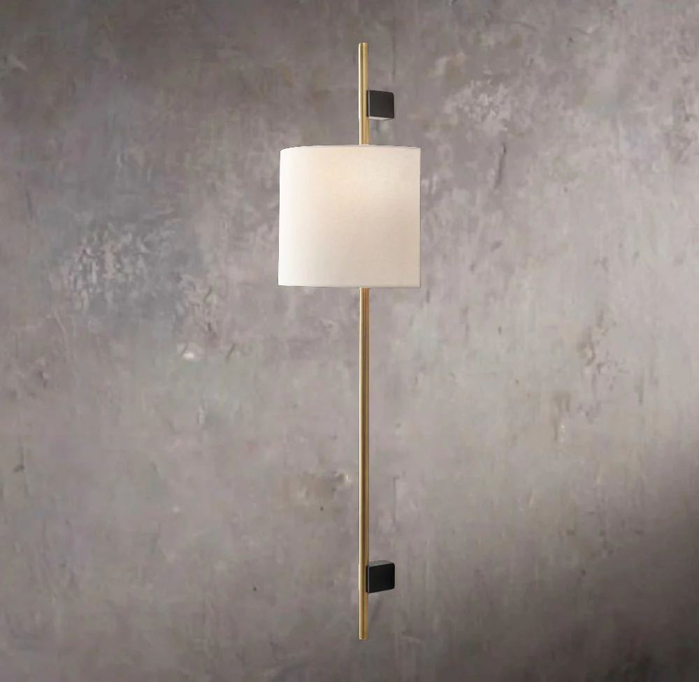 Velas Circular Bar Wall Sconce – Rounded Shade