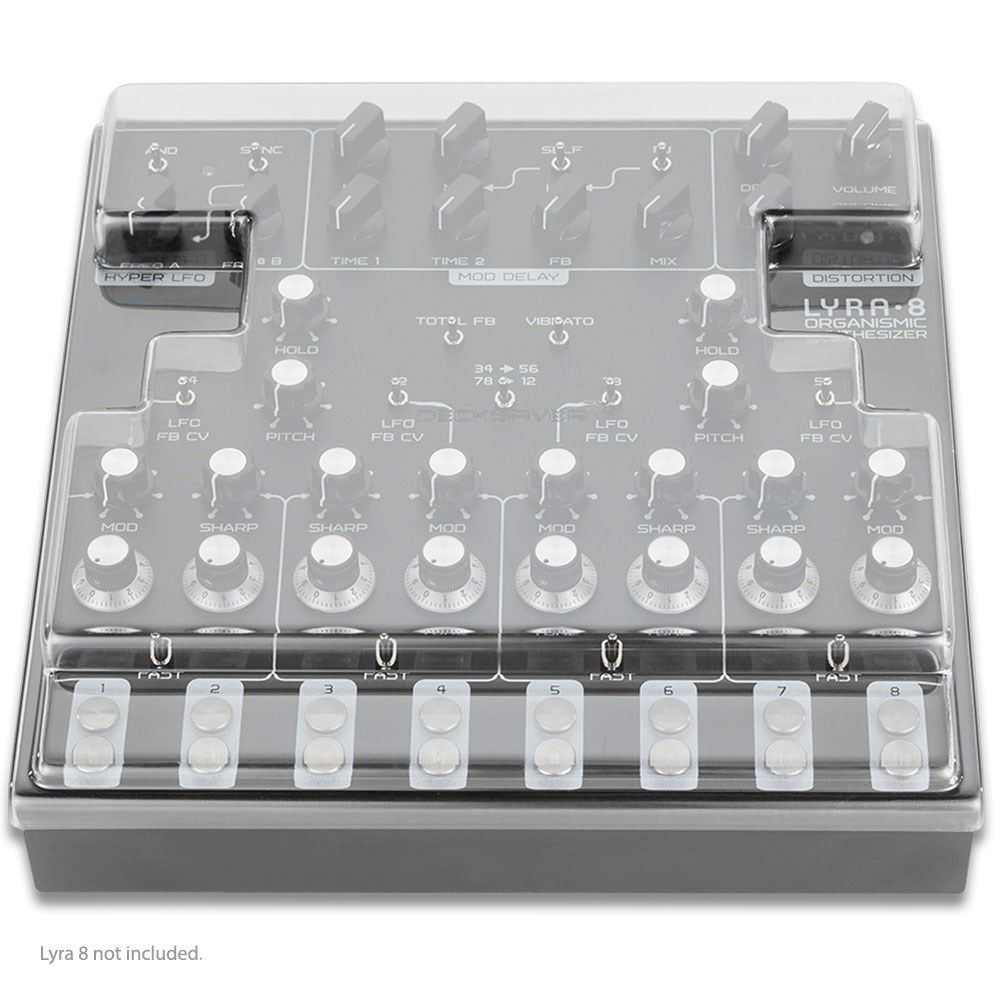 Decksaver Soma Laboratory Lyra 8 Synthesiser Cover - Image 1