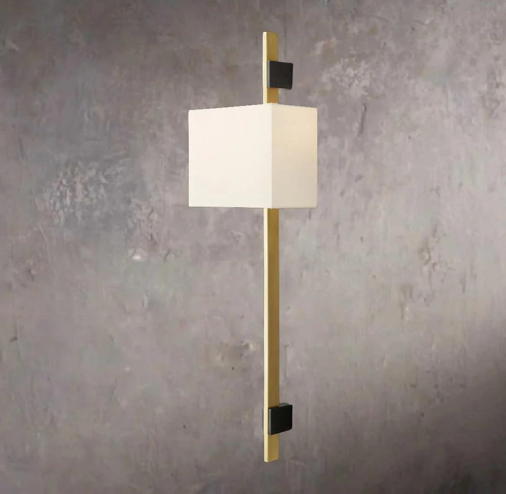 Vela Boxy Bar Wall Sconce – Box Shade