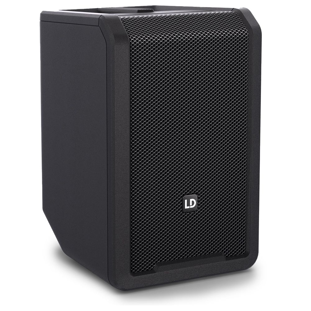 LD Systems ANNY8 Portable Battery-Powerered Loudspeaker w/ Mixer & Bluetooth (Black) - Image 1