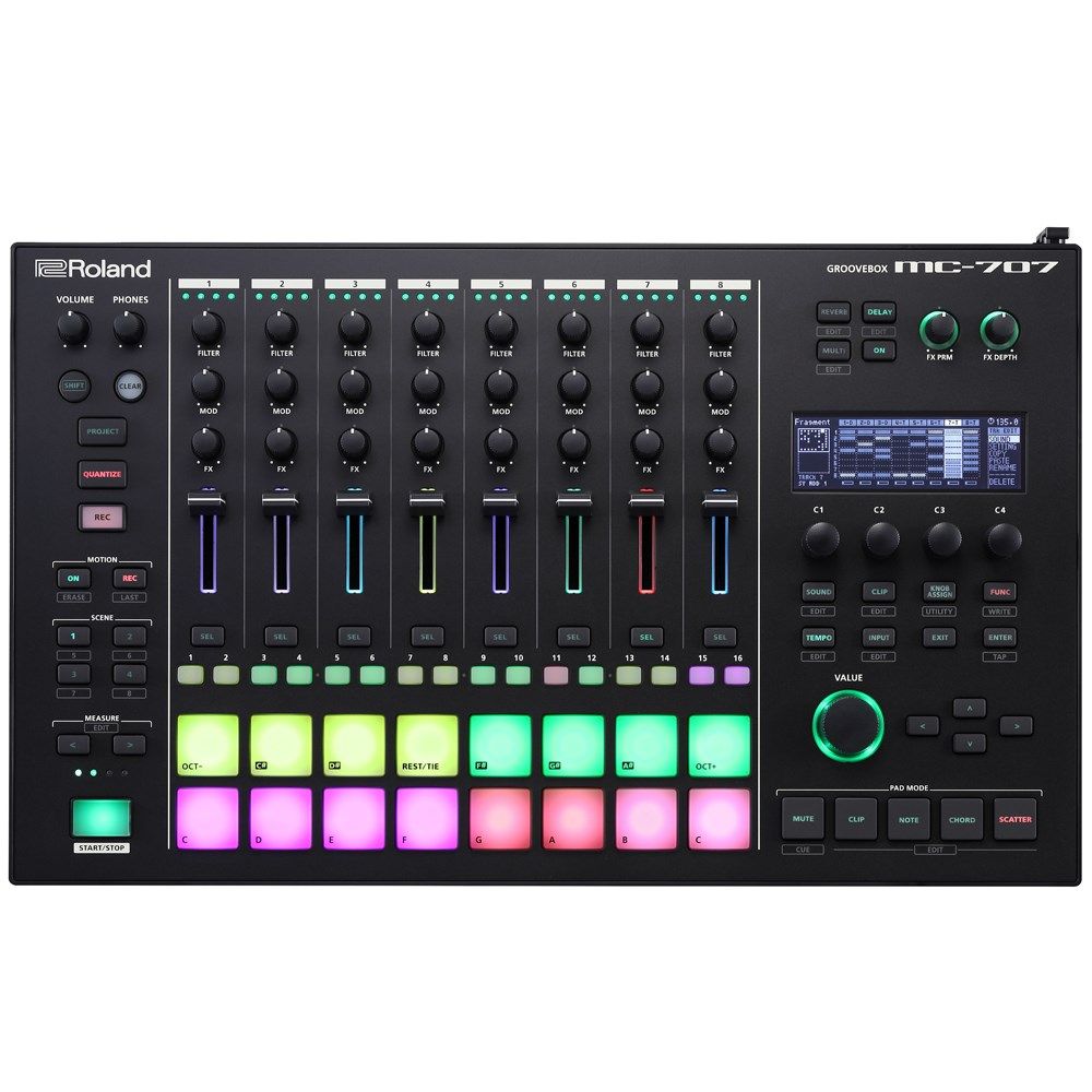 Roland MC707 8-Ch Performance & Production Groovebox w/ Sampling - Image 1