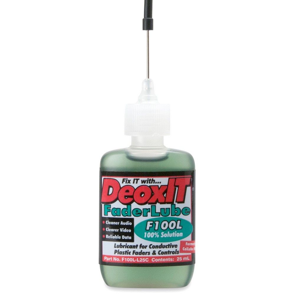 Hosa F100LL25C CAIG DeoxIT FaderLube 100% Dropper (25ml) - Image 1