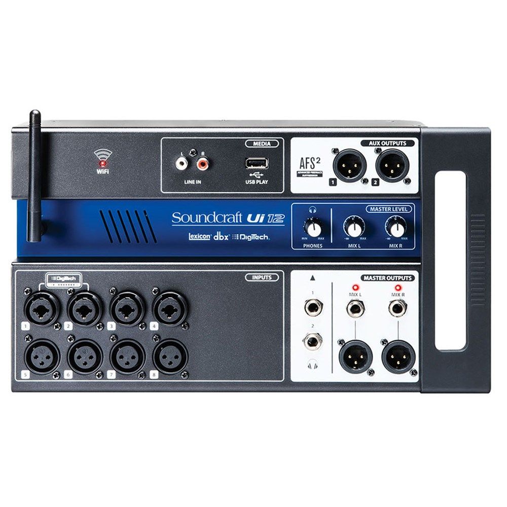 Soundcraft Ui12 12-In Remote Controlled Digital Mixer - Image 1