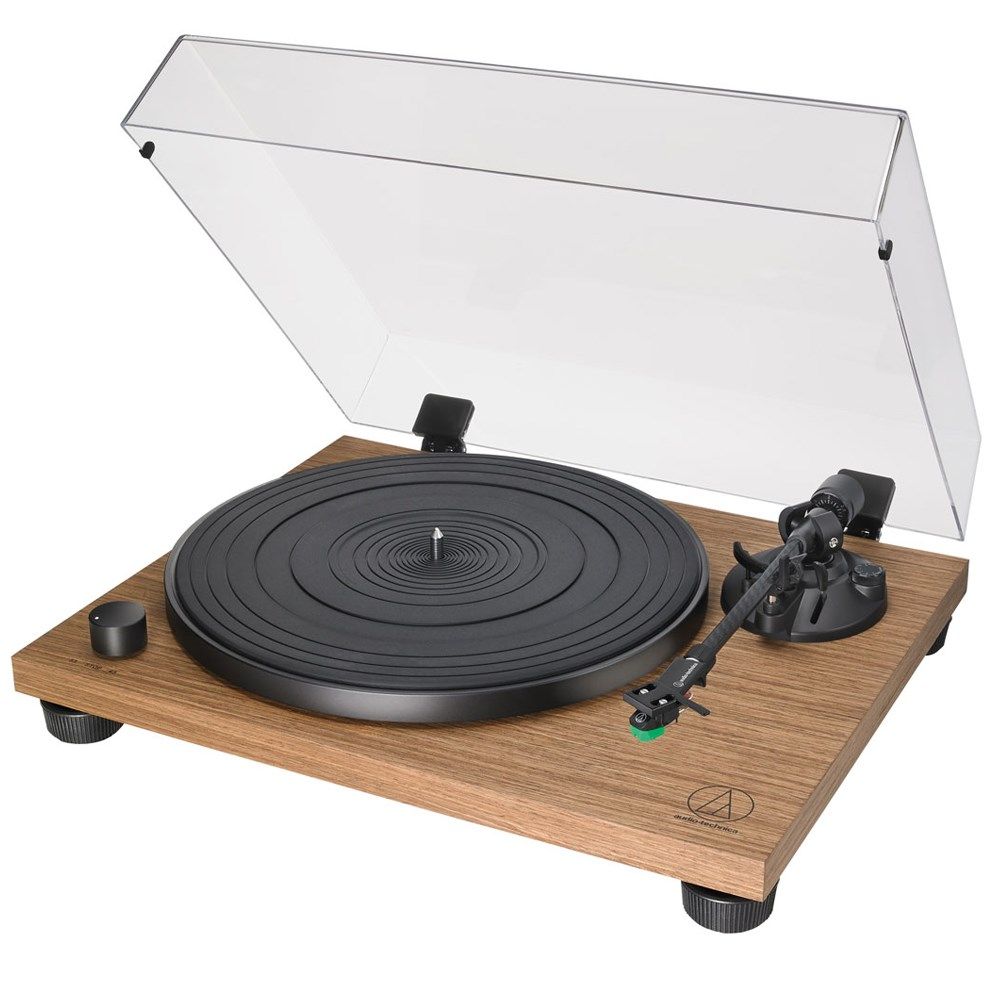 Audio Technica LPW40WN Fully Manual Belt-Drive Turntable w/ VM95E Cartridge (Walnut) - Image 1