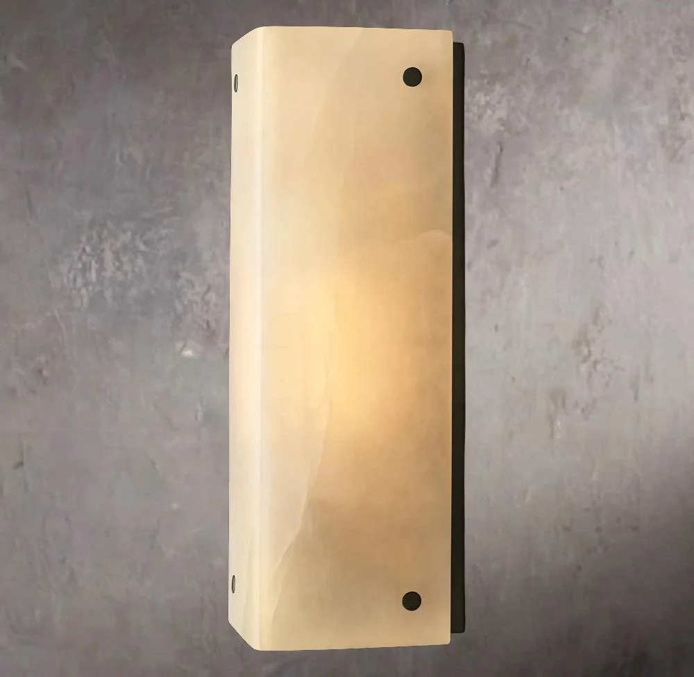 Reynards Alabaster Wall Sconce - Image 3