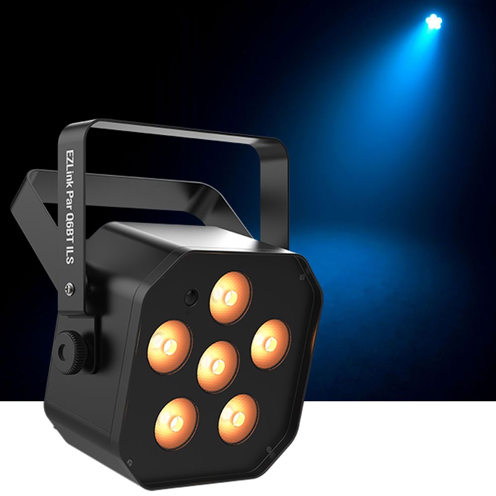 Chauvet EZLink Par Q6BT ILS Battery Operated Quad Colour RGBA LED Par w/ ILS - Image 1