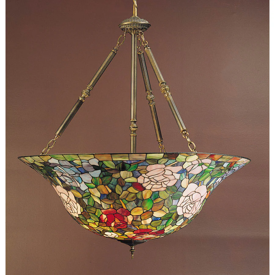 Meyda Tiffany 5 Light 38" Wide Pendant with Handmade Shade - Image 1