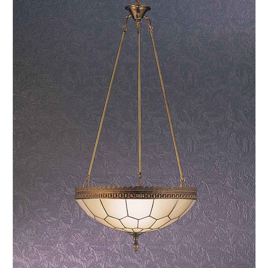Meyda Tiffany 3 Light 19" Wide Pendant with Handmade Shade - Image 1