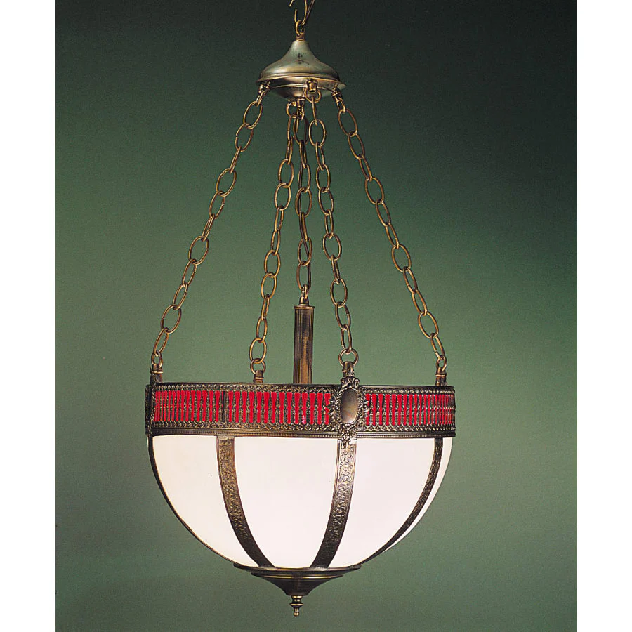 Meyda Tiffany 4 Light 16" Wide Pendant with Handmade Shade - Image 1