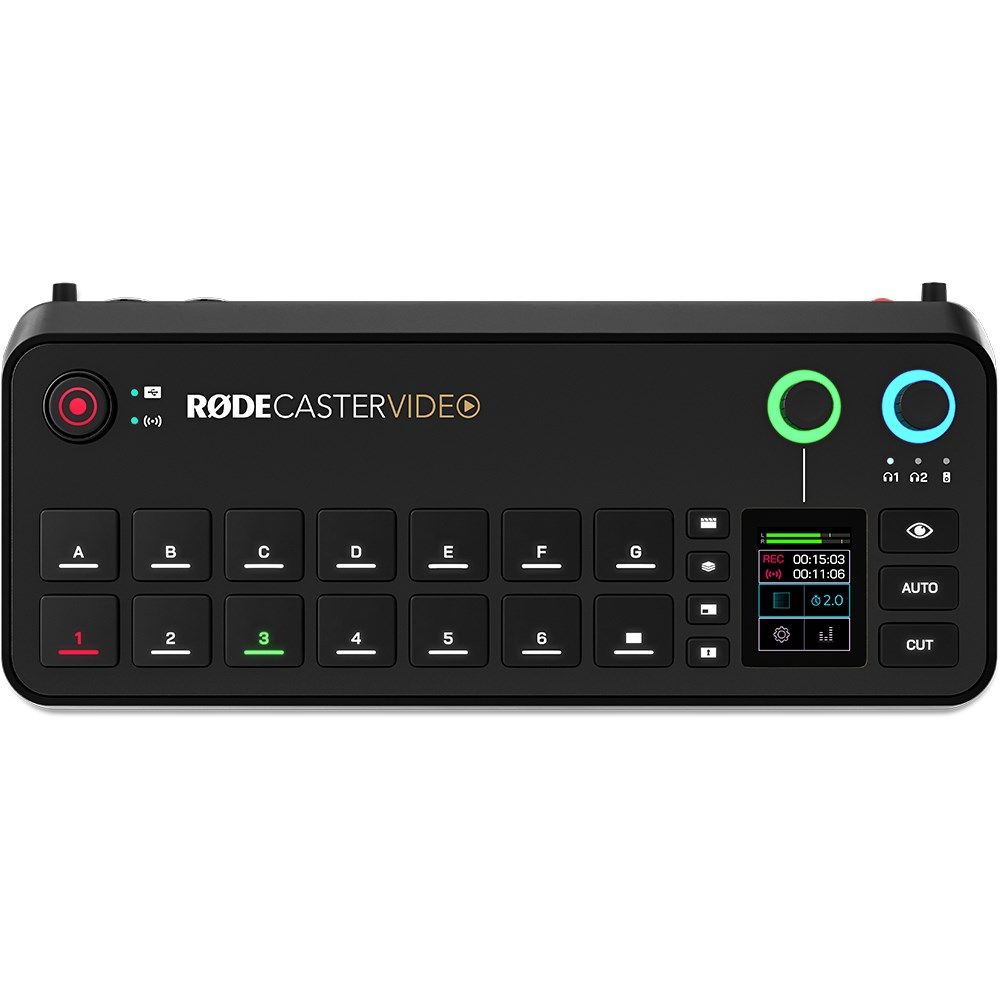 Rode RodeCaster Video & Audio Production Console w/ Dual Internal Wireless Receivers - Image 1