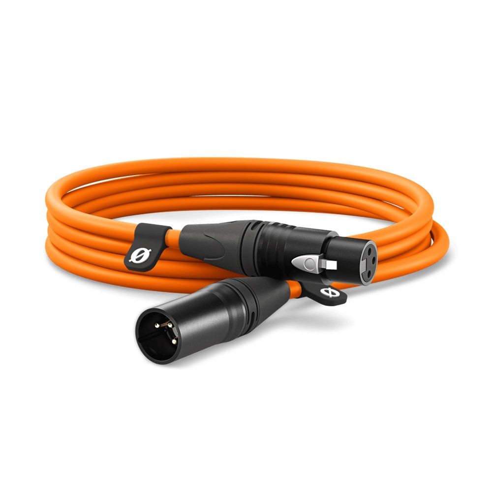 Rode Premium XLR Cable - 3m (Orange) - Image 1