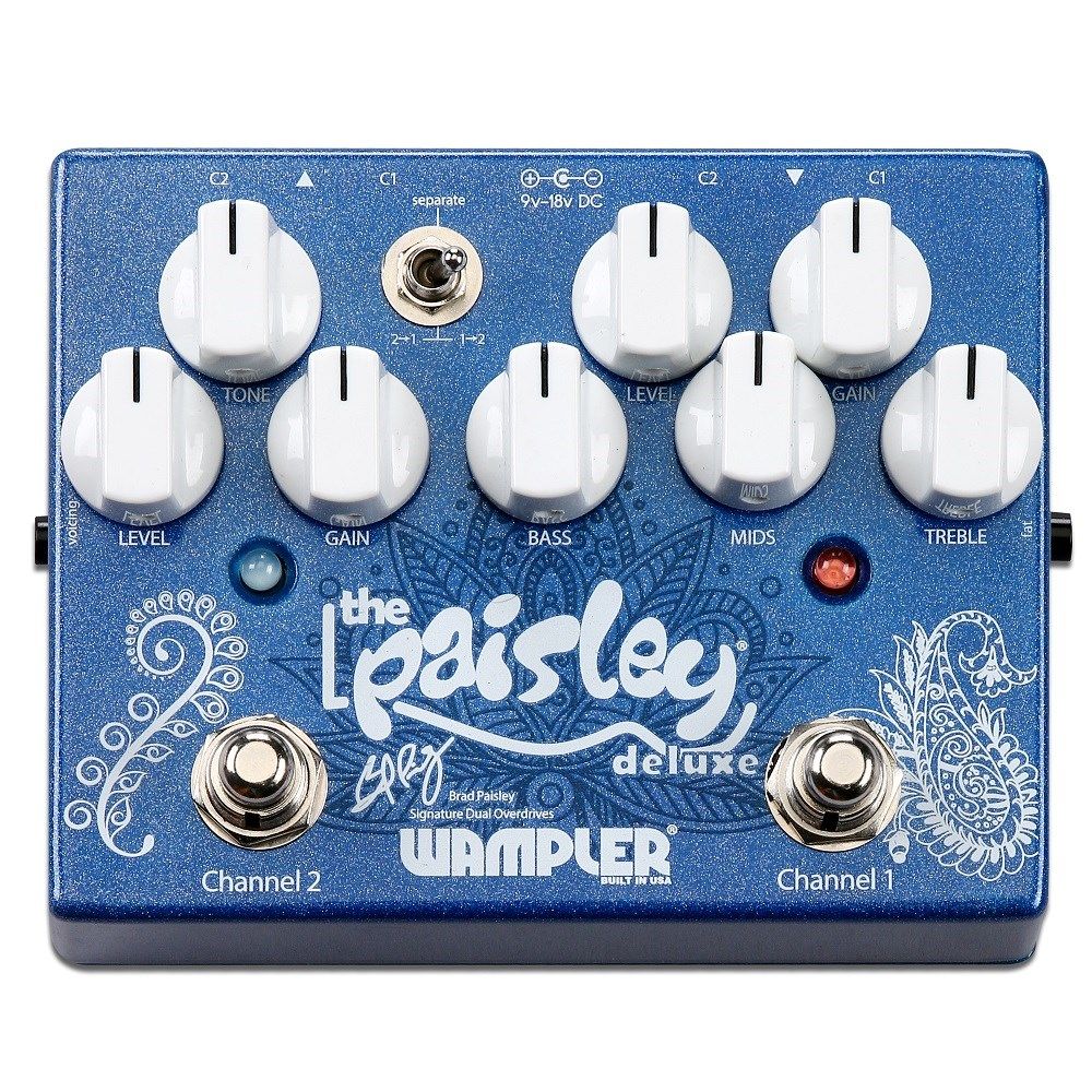 Wampler Brad Paisley Dual Overdrive Pedal - Image 1