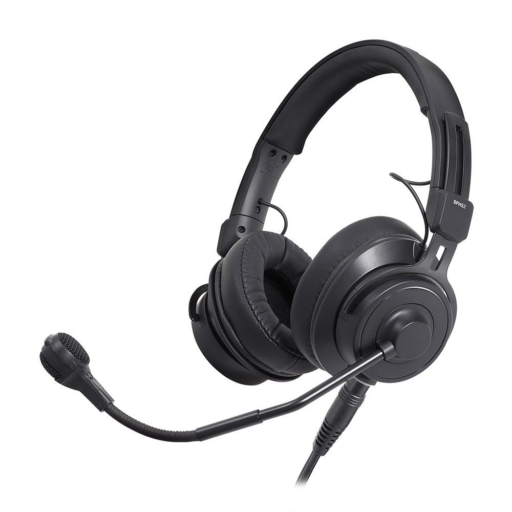 Audio Technica BPHS2 Broadcast Stereo Headset w/ Dynamic Mic - Image 1