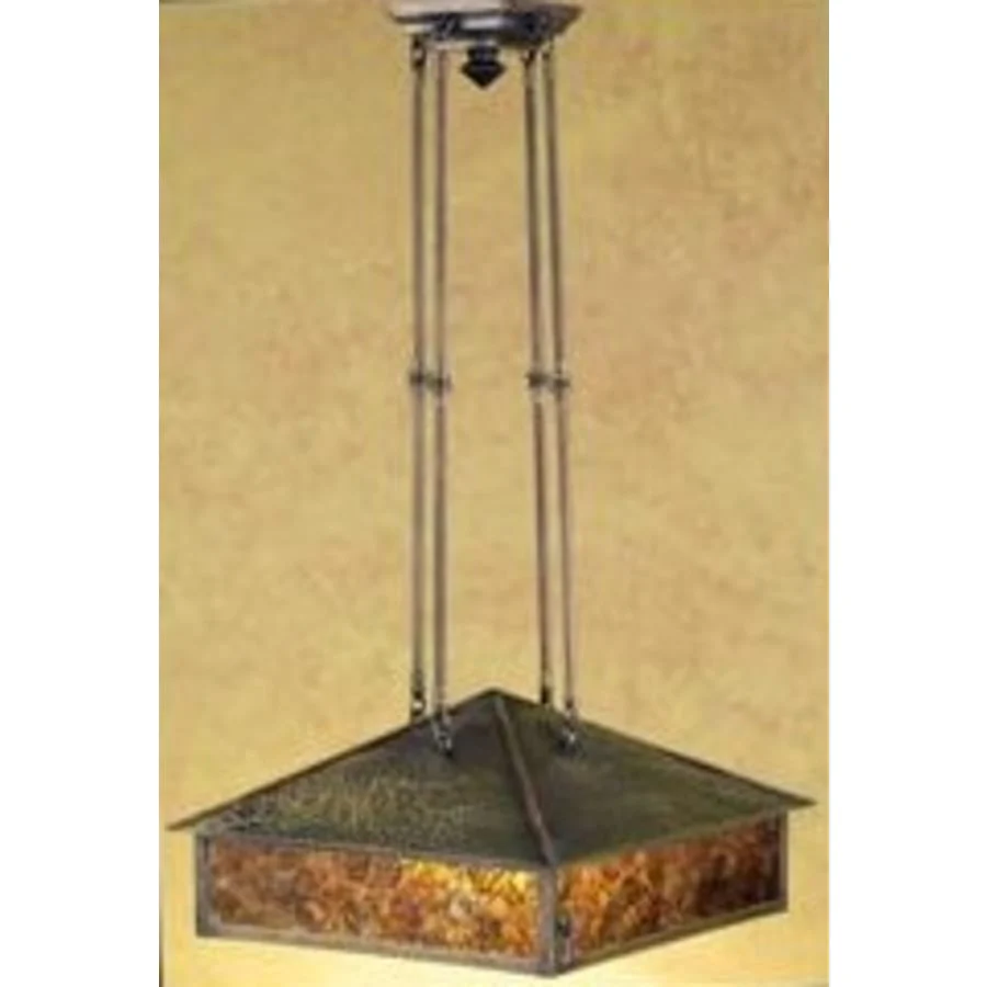 Meyda Tiffany Craftsman / Mission Down Lighting Pendant from the Kirkpatrick Bungalow Collection - Image 1