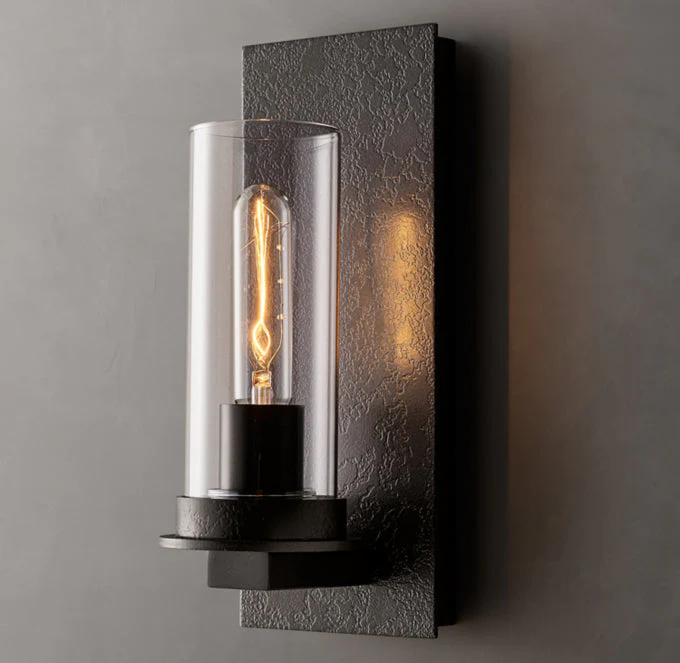 Ondras Transparent Glass Wall Sconce - Image 2