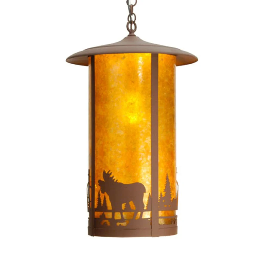 Meyda Tiffany Single Light 15-1/2" Wide Pendant with Handmade Shade - Image 1