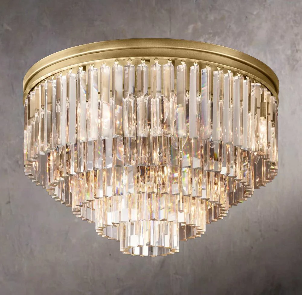 1920s Odeon Style Flushmount 32″