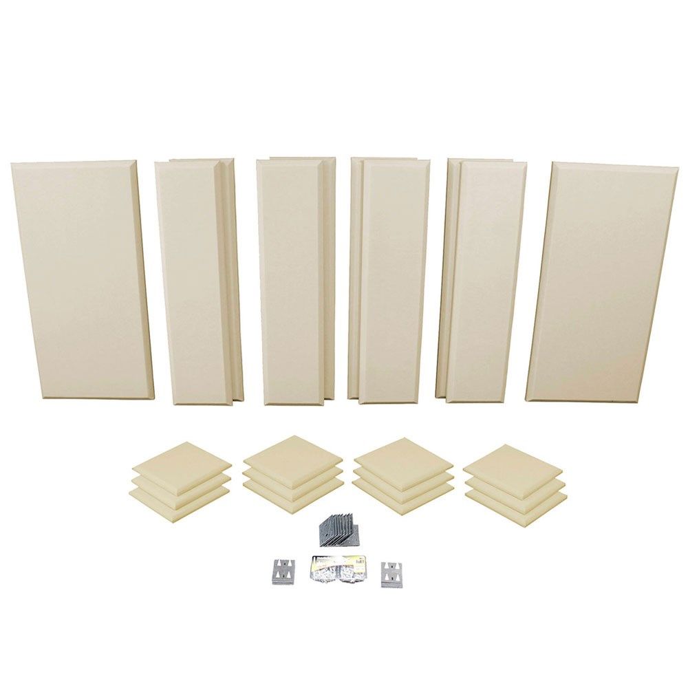 Primacoustic London 12 Kit- 12x Scatter Blocks 8x Columns 2 x Broadband Panels (Beige) - Image 1