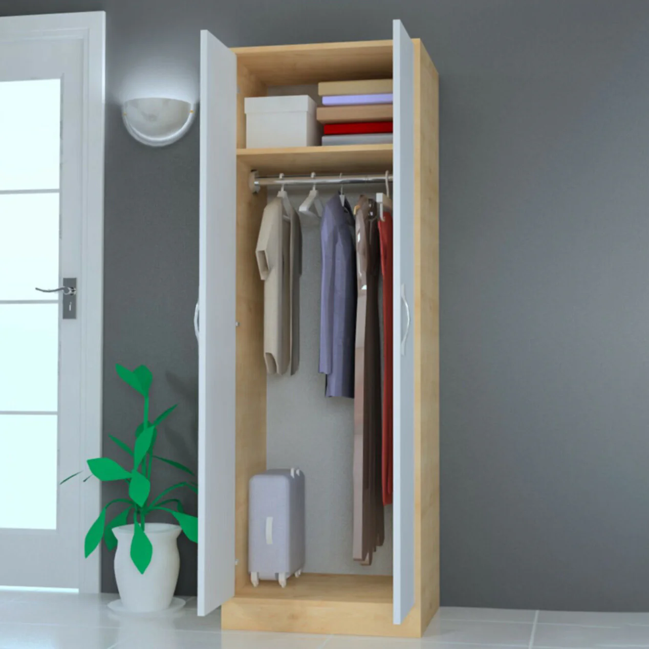 دولاب 182×63سم - SHR205 - Image 2