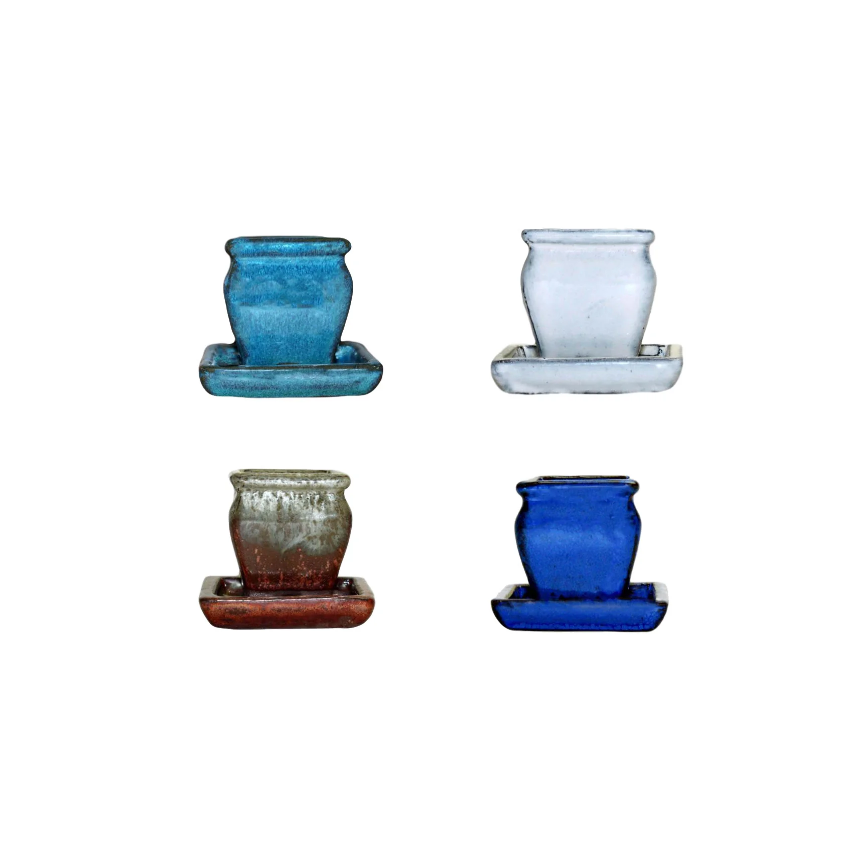 2″ Rounded Rectangle Combo – All Colors (4 total pots)