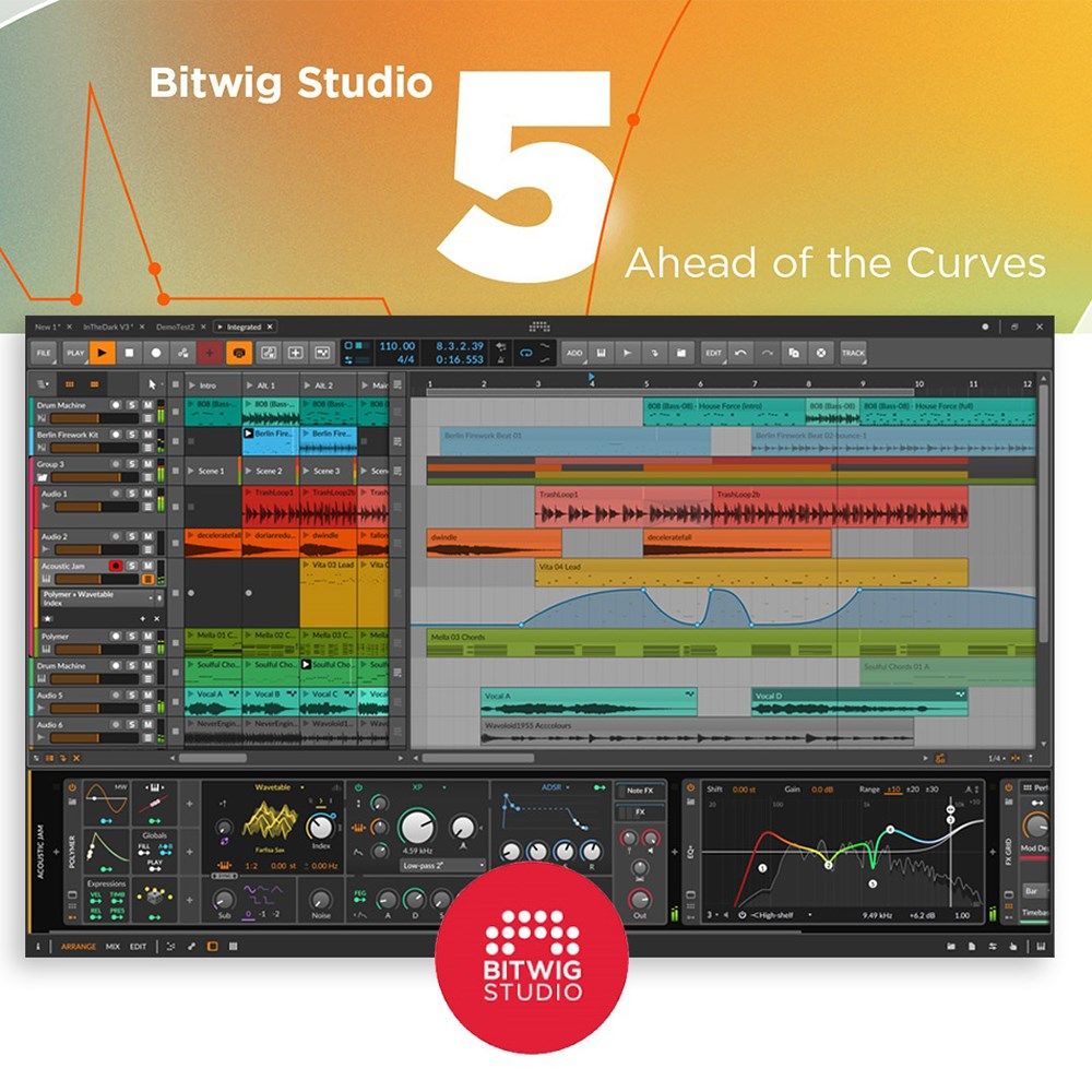 Bitwig Studio 5 Music Production & Performance Software (eLicense Download) - Image 1