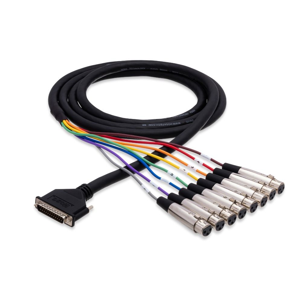 Hosa DTF807 Balanced Snake XLR3F to DB25 (7m) - Image 1
