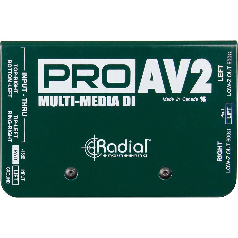 Radial ProAV2 Stereo Passive Multimedia Direct Box - Image 1