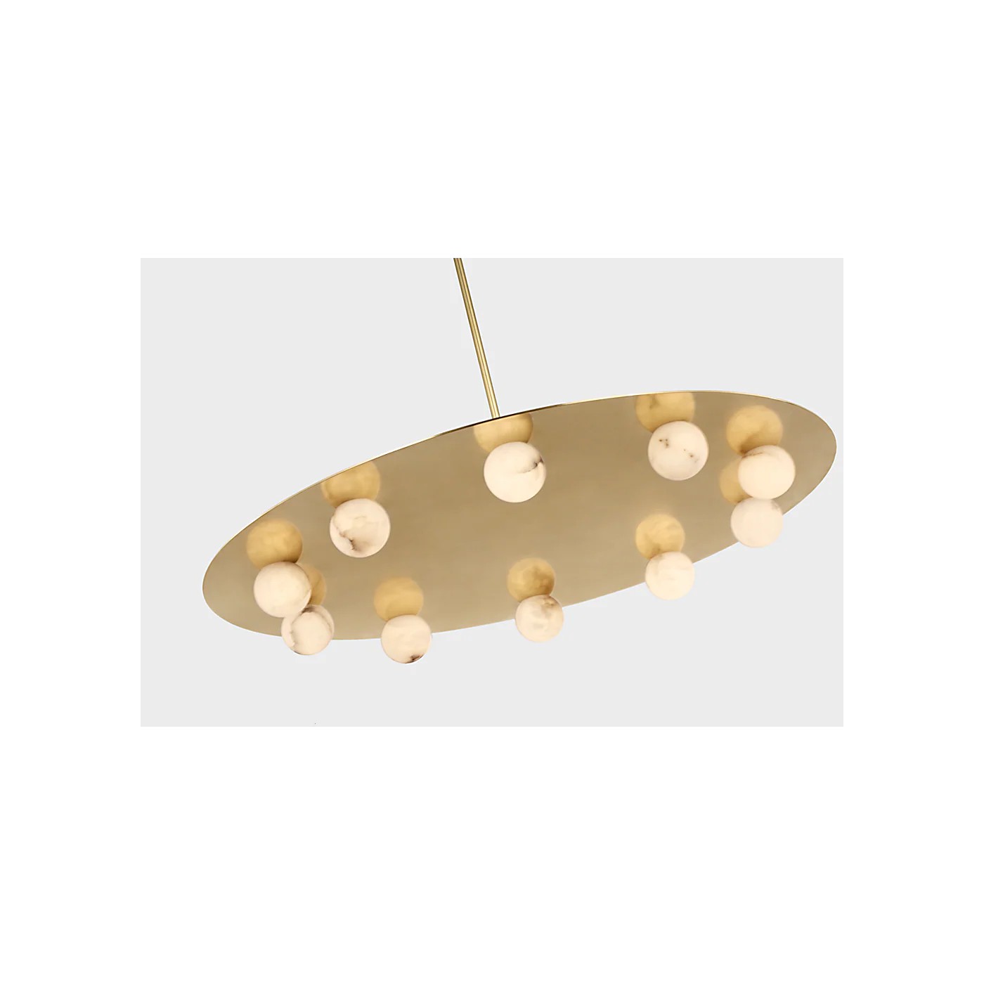 Pertica 36" Ten Light Chandelier - Image 3