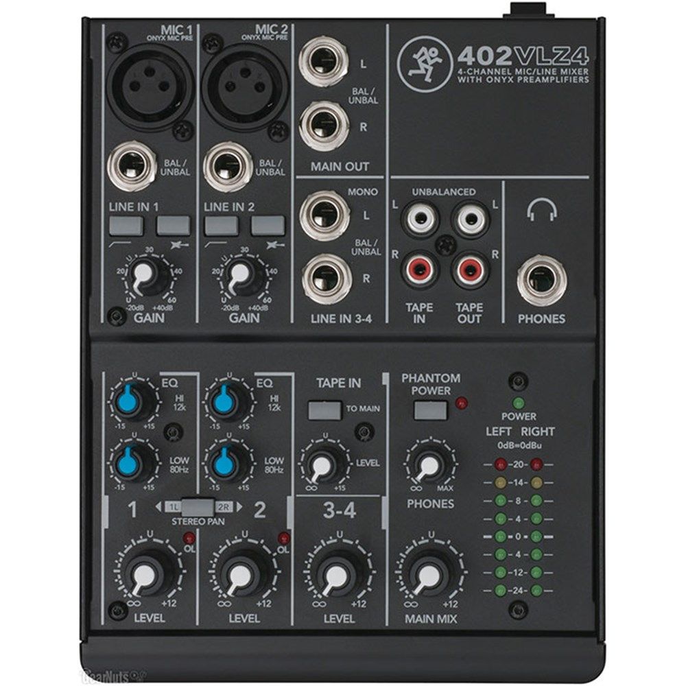 Mackie 402VLZ4 4-Channel Ultra Compact Mixer - Image 1