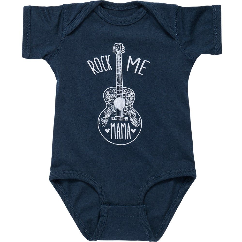 Gibson Rock Me Mama Baby Onesie (Heather Blue) 0/3M - Image 1