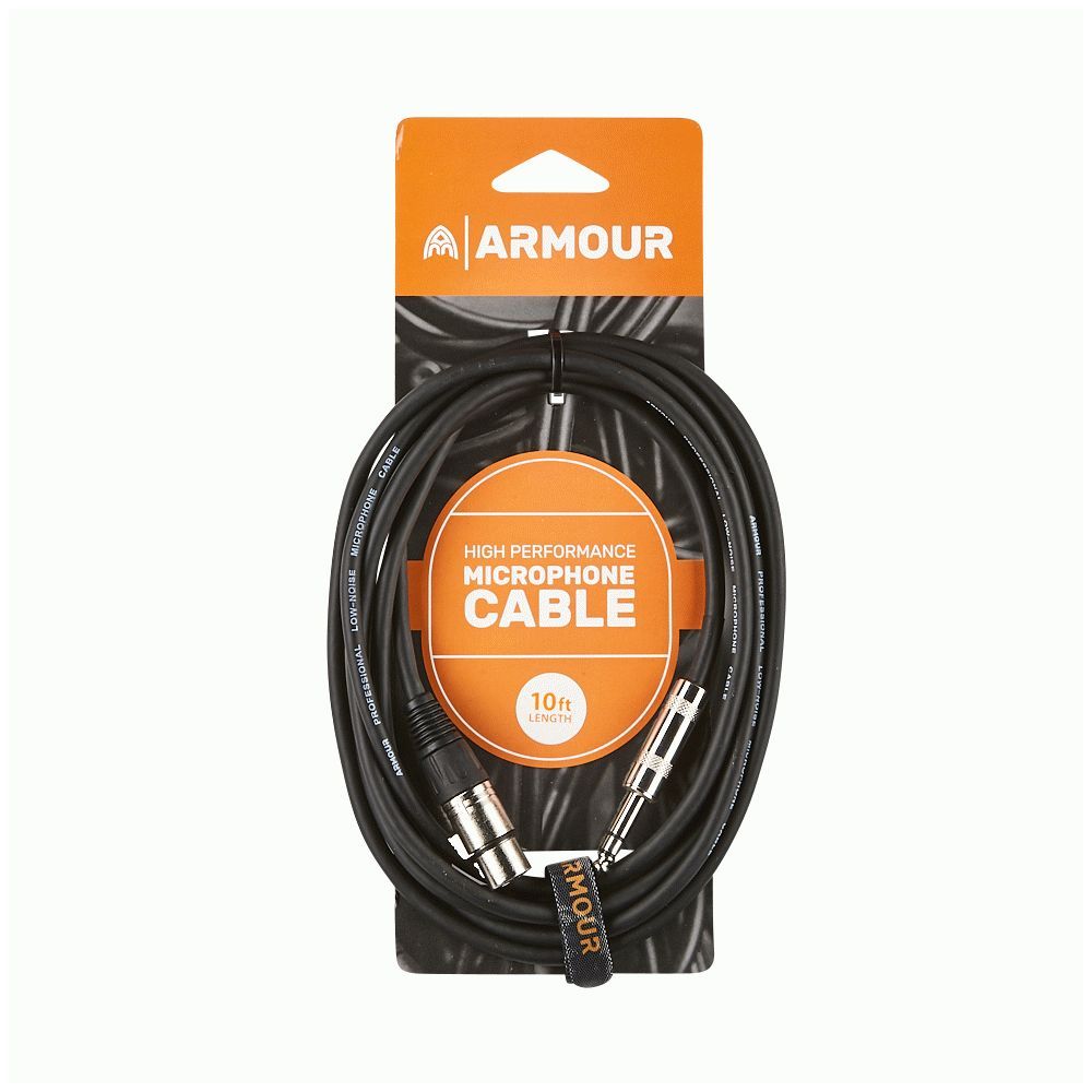Armour CJP10 1/4 TRS to XLRF Cable (10ft) - Image 1