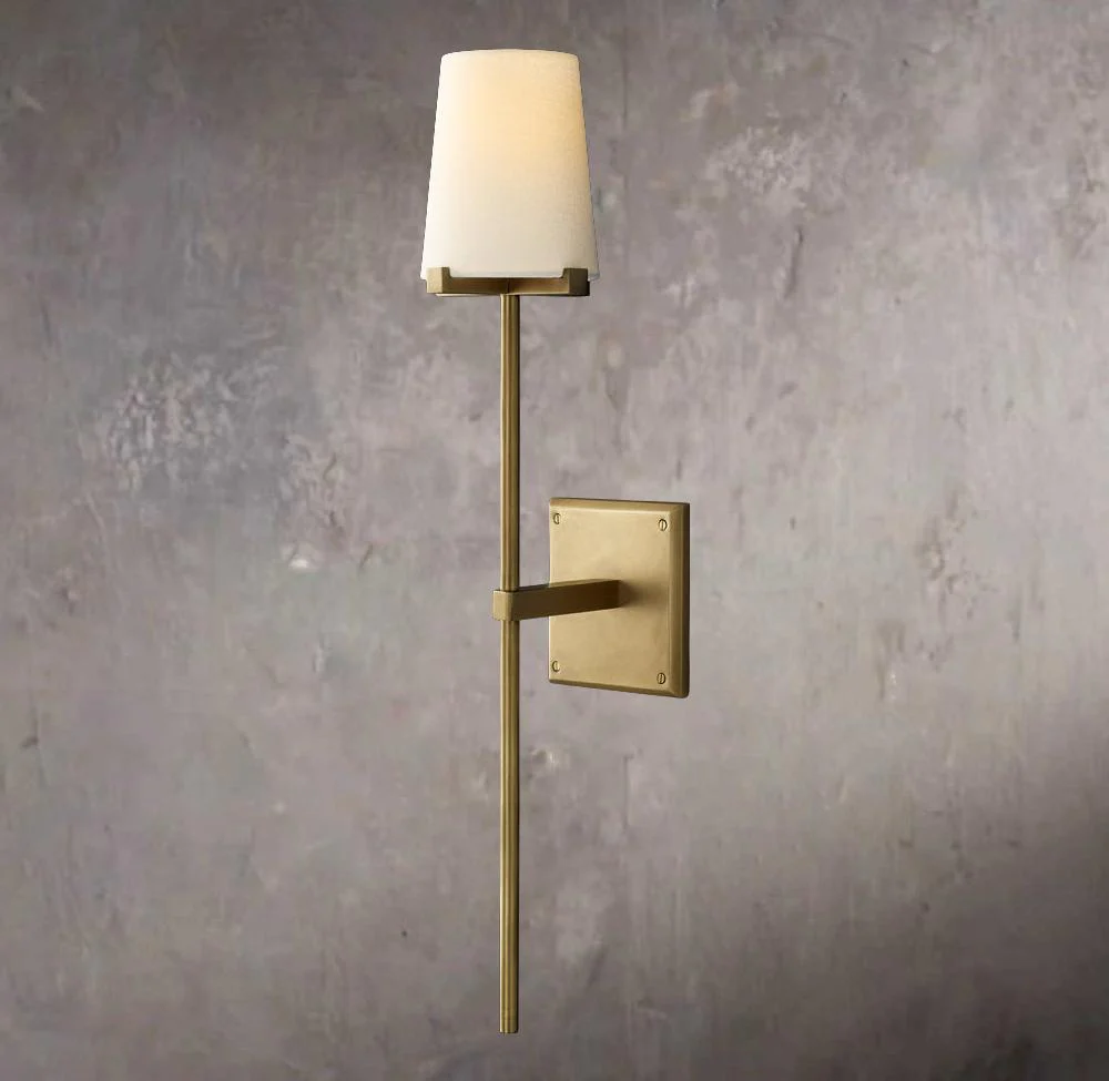 Pauillacs Textile Shade Wall Sconce - Image 1