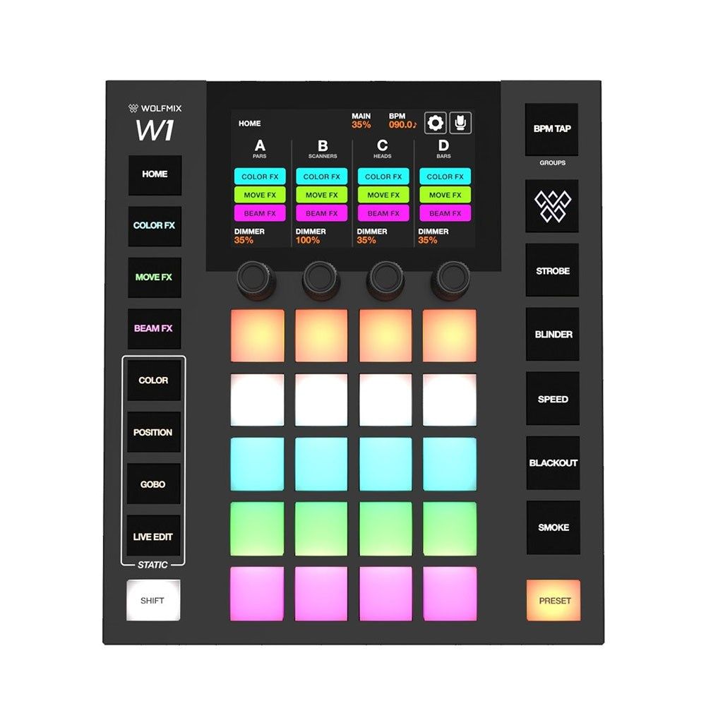 Nicolaudie Wolfmix W1 Mk2 Standalone Performance DMX Lighting Controller - Image 1