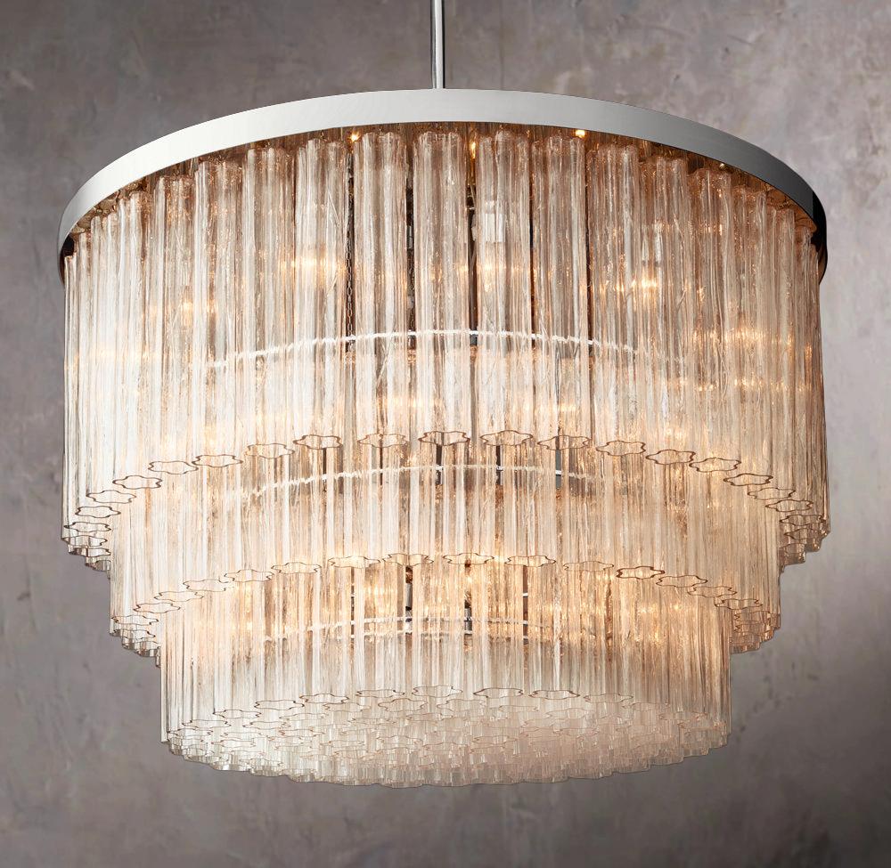 Cielo Three-Layer Circular Pendant Light 48" - Image 2