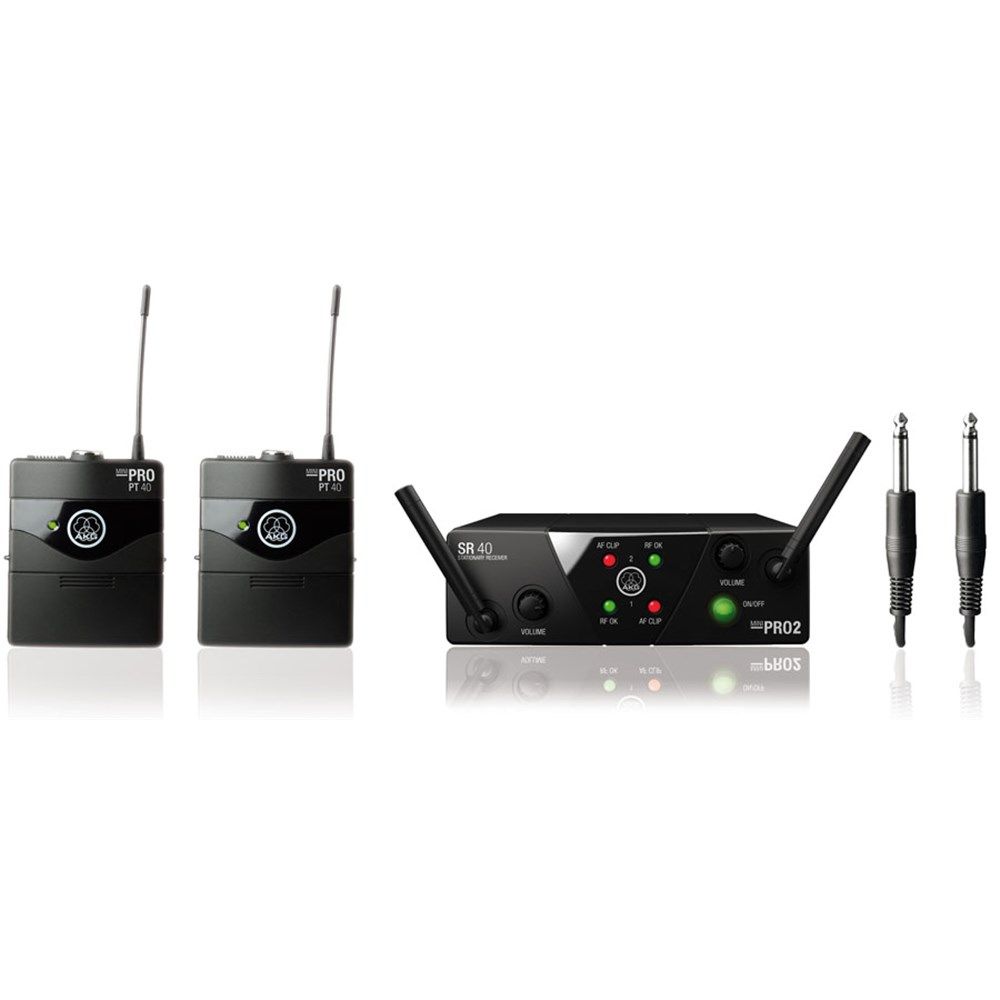 AKG WMS 40 Mini2 Dual Wireless Bodypack System Band US45A/C - Image 1