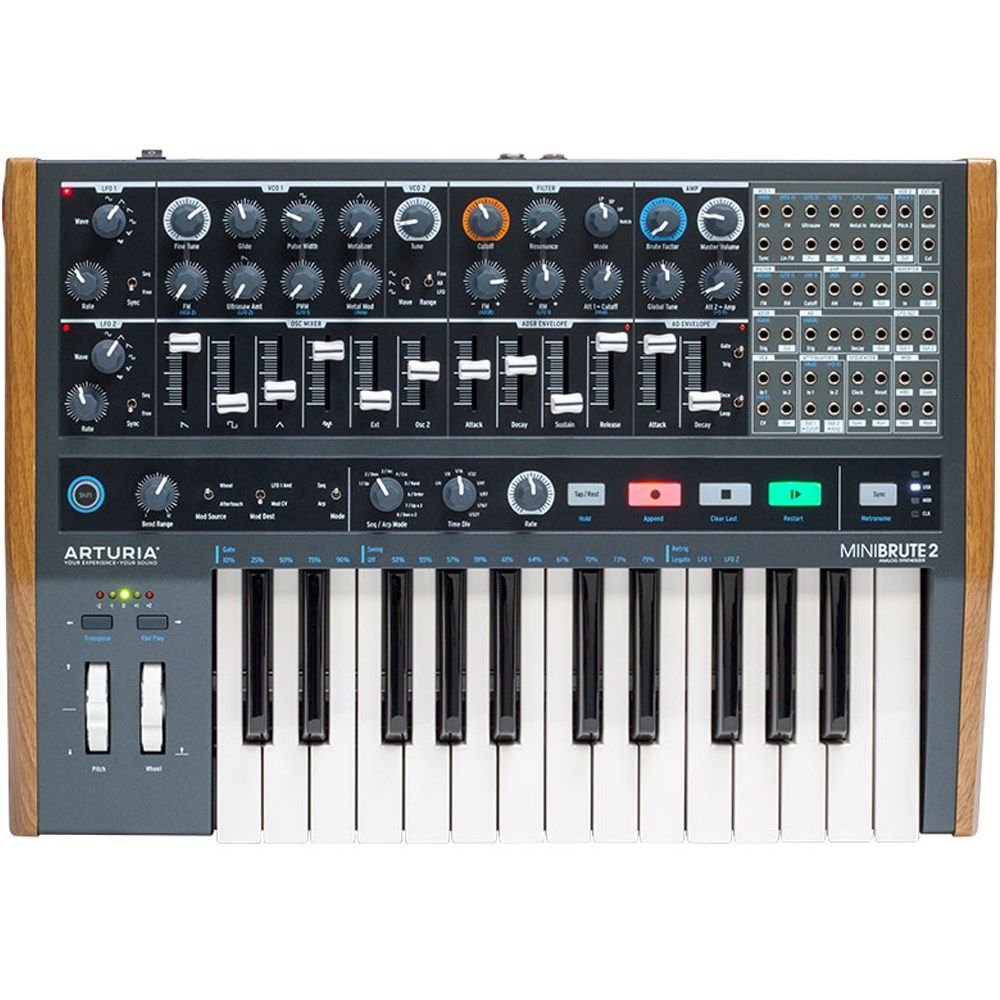 Arturia MiniBrute 2 Analogue Hybrid Sequencer-Synth Keyboard - Image 1