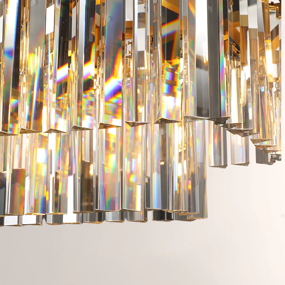 1920s Odem Rectangular Chandelier 49" - Image 3