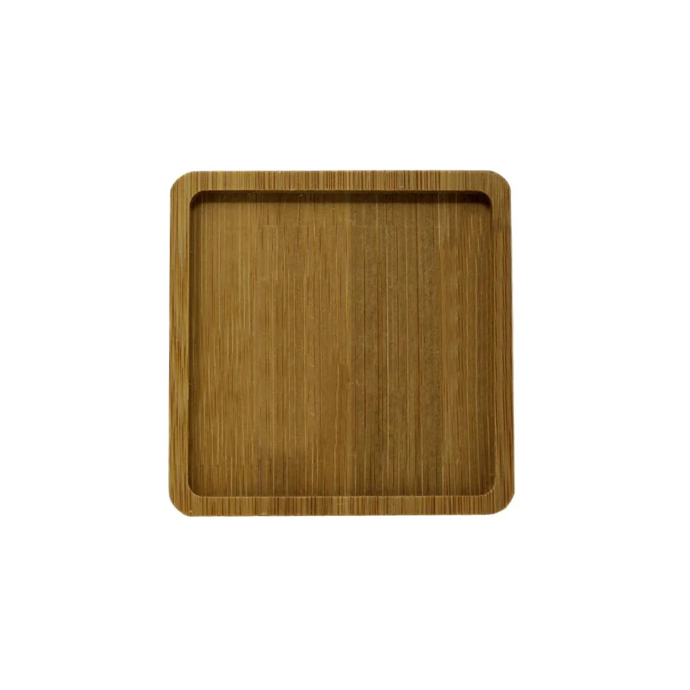 3.5 inch Decorative Bamboo Saucer - Image 1