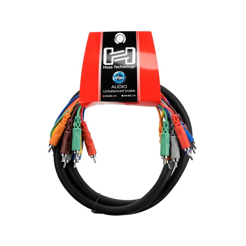 Hosa CRA802 Unbalanced Snake RCA to RCA (2m) - Image 1