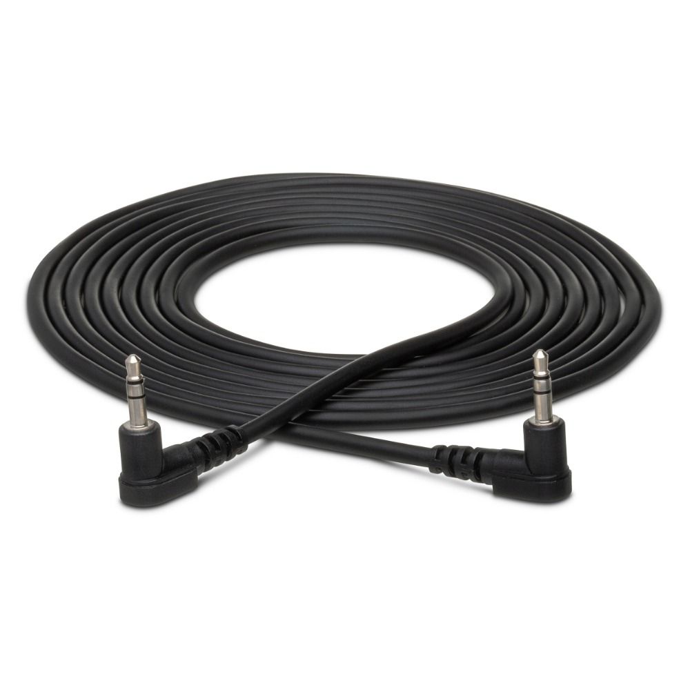 Hosa CMM105RR Stereo Interconnect Right-Angle 3.5 mm TRS to Same (5 ft)